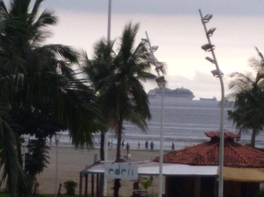 Excelente Localizacao O Mar Na Sua Frente Confira Leilighet São Vicente Eksteriør bilde