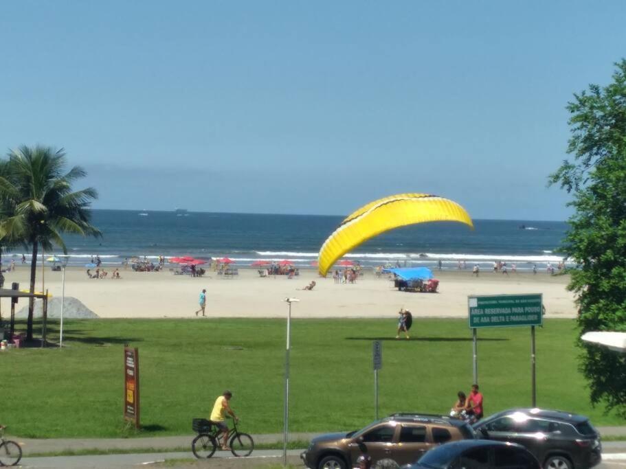 Excelente Localizacao O Mar Na Sua Frente Confira Leilighet São Vicente Eksteriør bilde